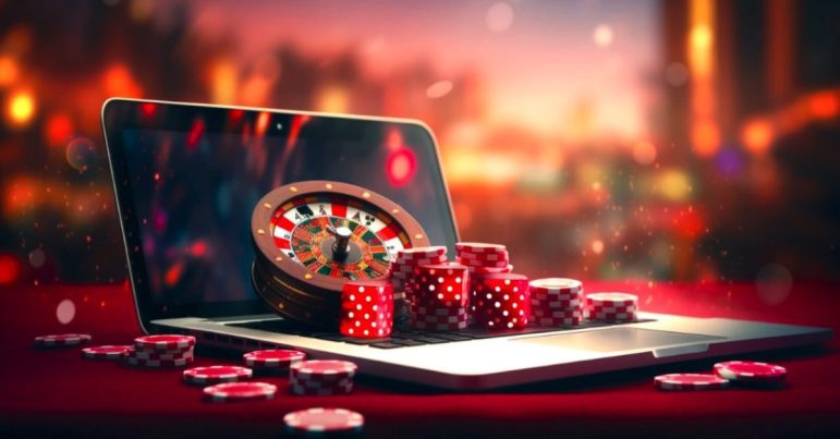 Güvenli ve yasal online casino oyunları, lisans ve güvenlik sembolleri ile birlikte, Türkiye’deki yasal casinoları temsil eden görsel.